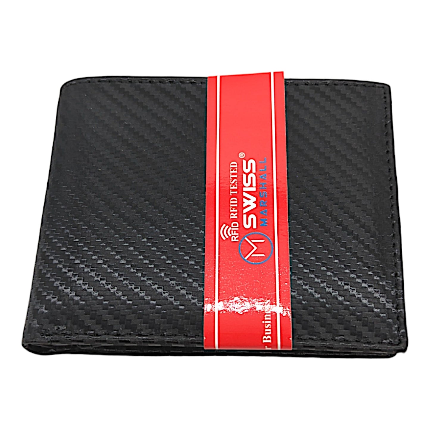 Men's Wallet RFID Carbon Fiber Leather Bifold