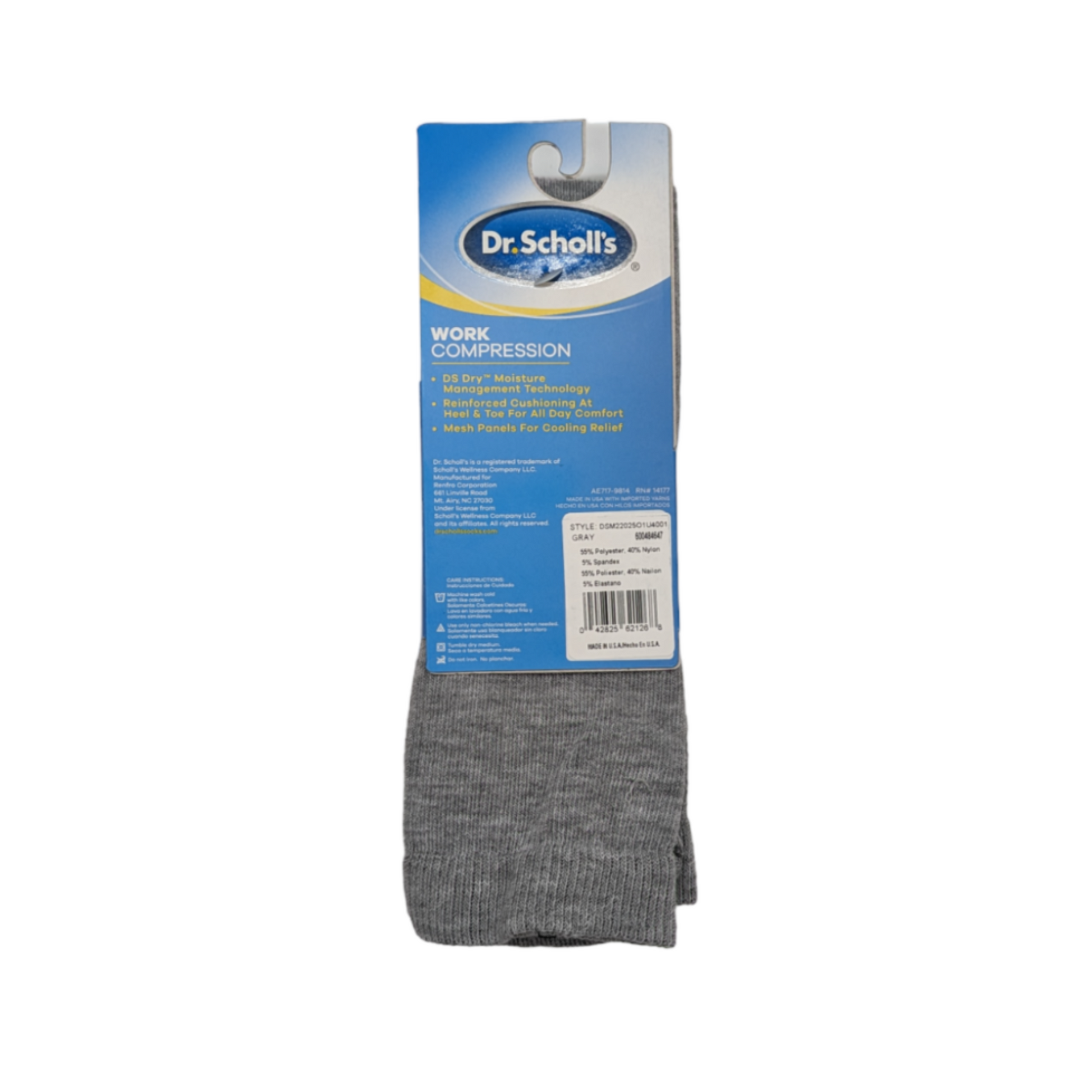 Men's work compression socks