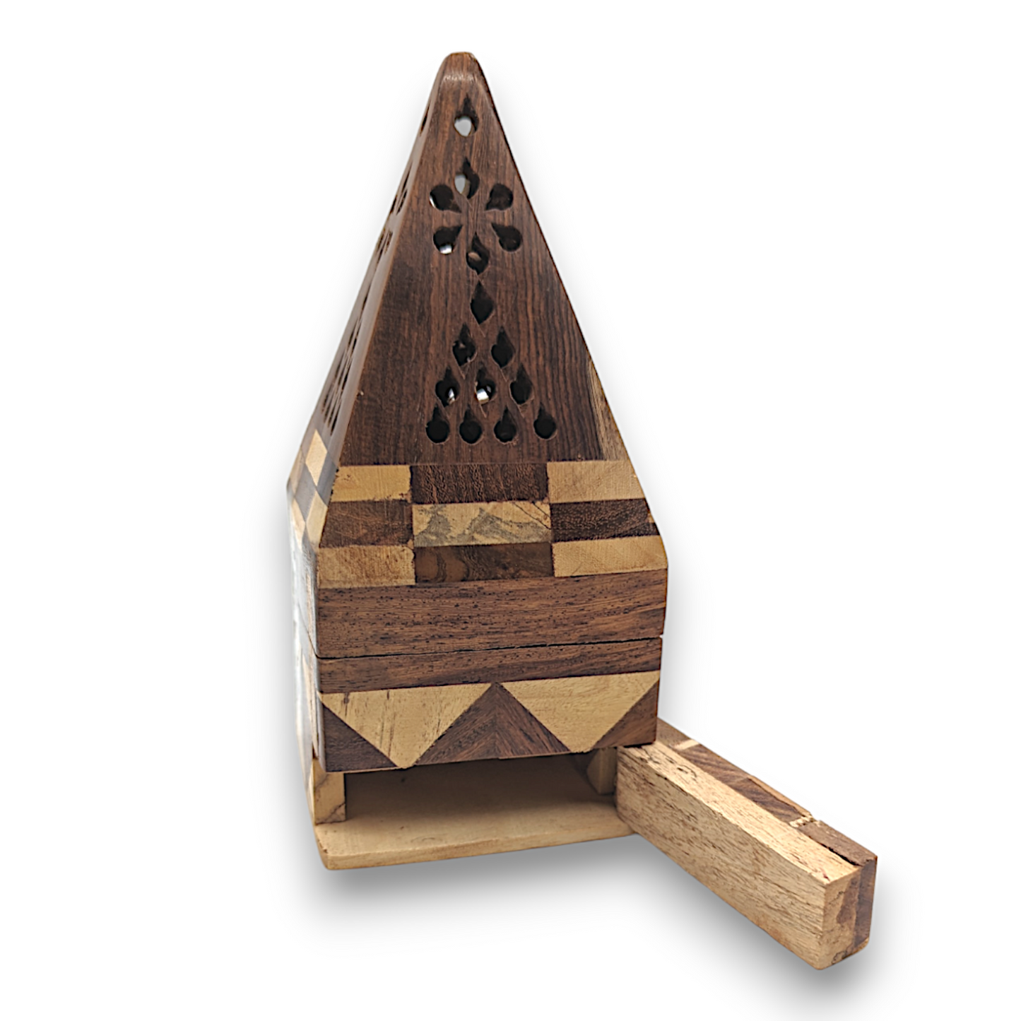 Wooden temple cone burner