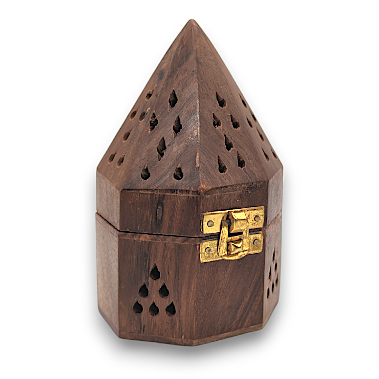 Wooden temple cone burner